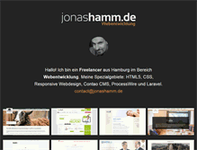 Tablet Screenshot of jonashamm.de